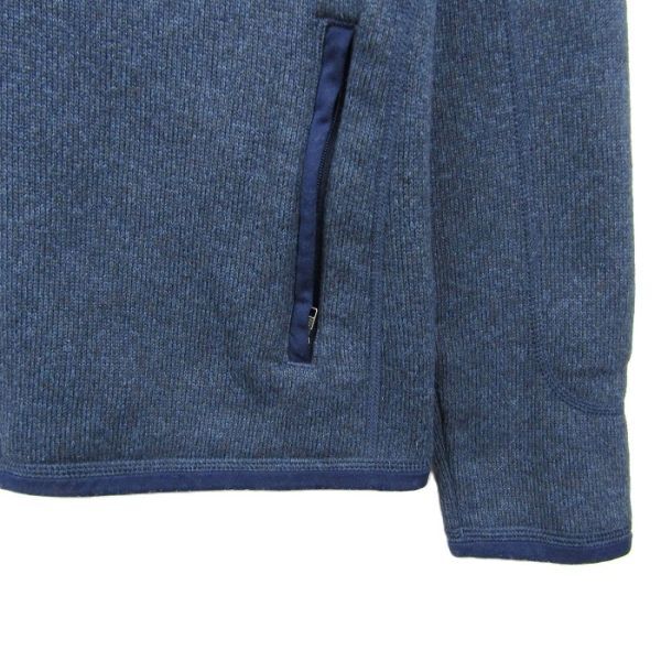 サイズ S Patagonia ベター セータージャケット フルジップ ネイビー パタゴニア レディース 古着 ビンテージ 5O3105_画像4