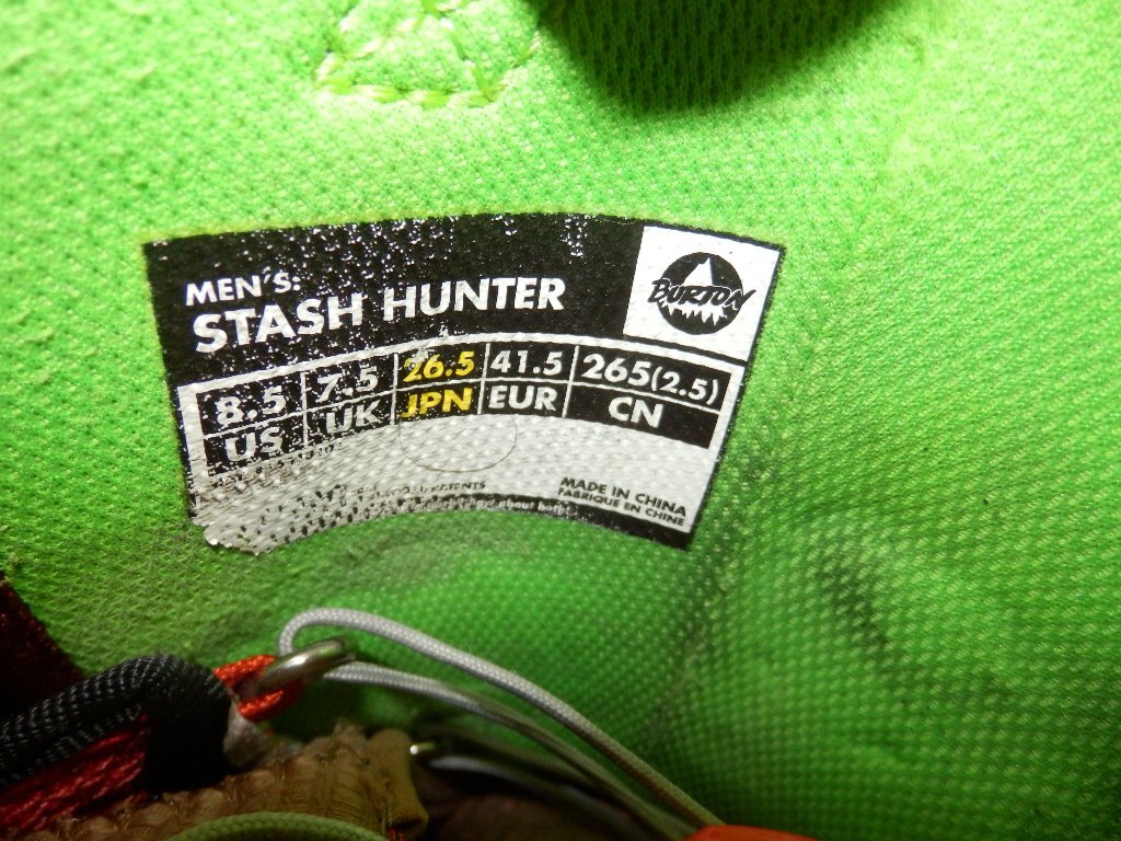 BURTON バートン スノーボードブーツ STASH HUNTER ブーツ 26.5cm_画像7