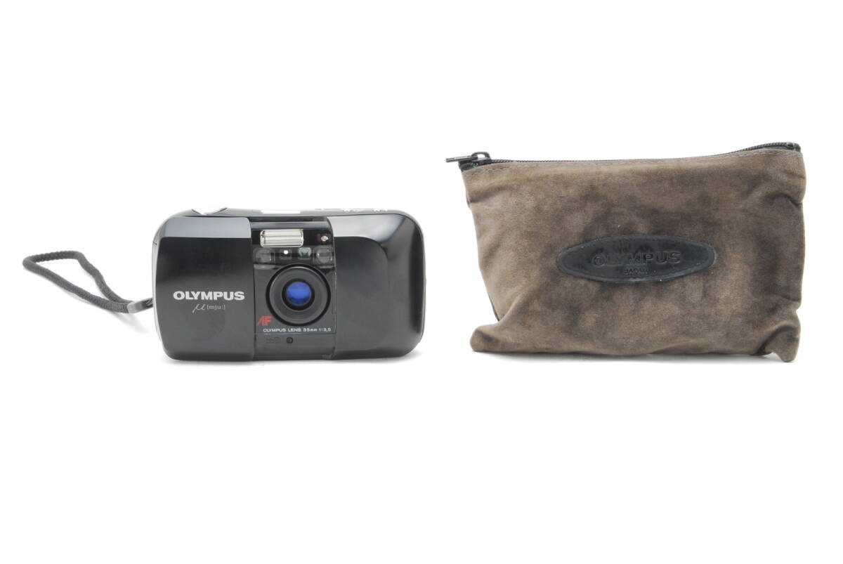 Olympus mju 黒　フィルムカメラ_画像1