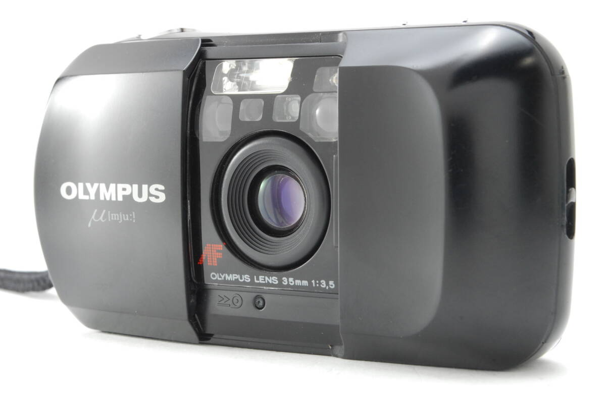 Olympus mju 黒　フィルムカメラ_画像2