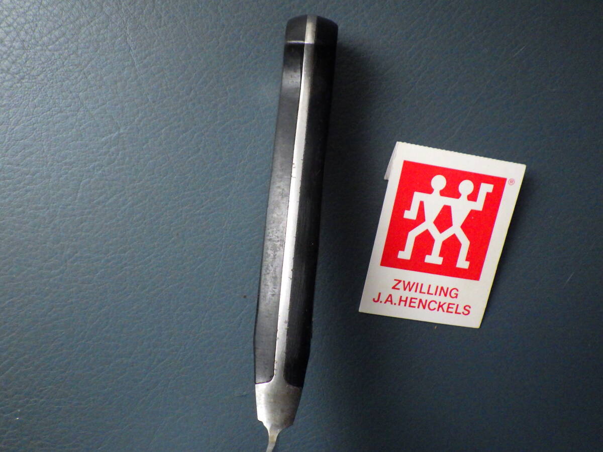 ツヴィリング三徳ナイフ包丁刃渡180ｍｍ★ゾーリンゲン鋼㊨片刃研ぎ済み★_画像10