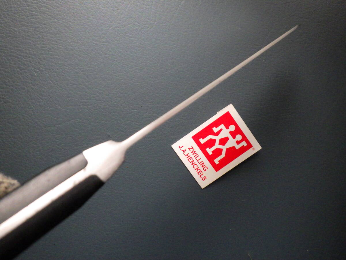 ツヴィリング三徳ナイフ包丁刃渡180ｍｍ★ゾーリンゲン鋼㊨片刃研ぎ済み★_画像4