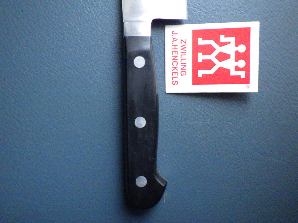 ツヴィリング三徳ナイフ包丁刃渡180ｍｍ★ゾーリンゲン鋼㊨片刃研ぎ済み★_画像8