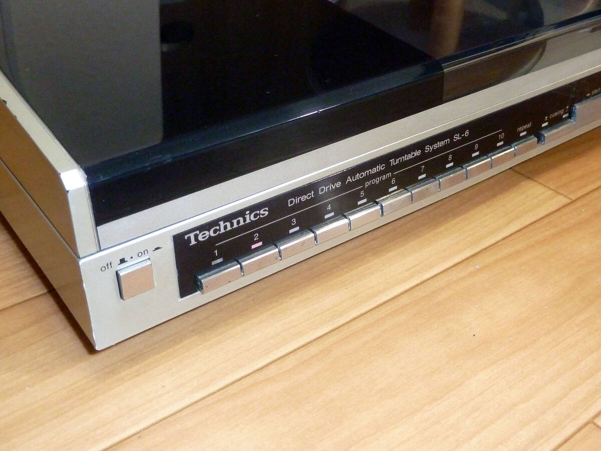 【01】　Technics テクニクス　自動選曲機能を搭載オートプレイヤー SL-6　（簡易メンテ済み）
