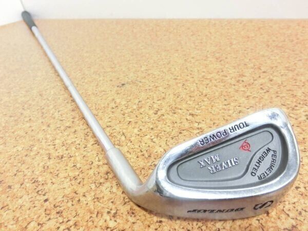  редкий!DUNLOP Dunlop SILVER MAX TOUR POWER серебряный Max Wedge SW чистая сталь вал POWERPOINT FLEX-R б/у товар!F1739