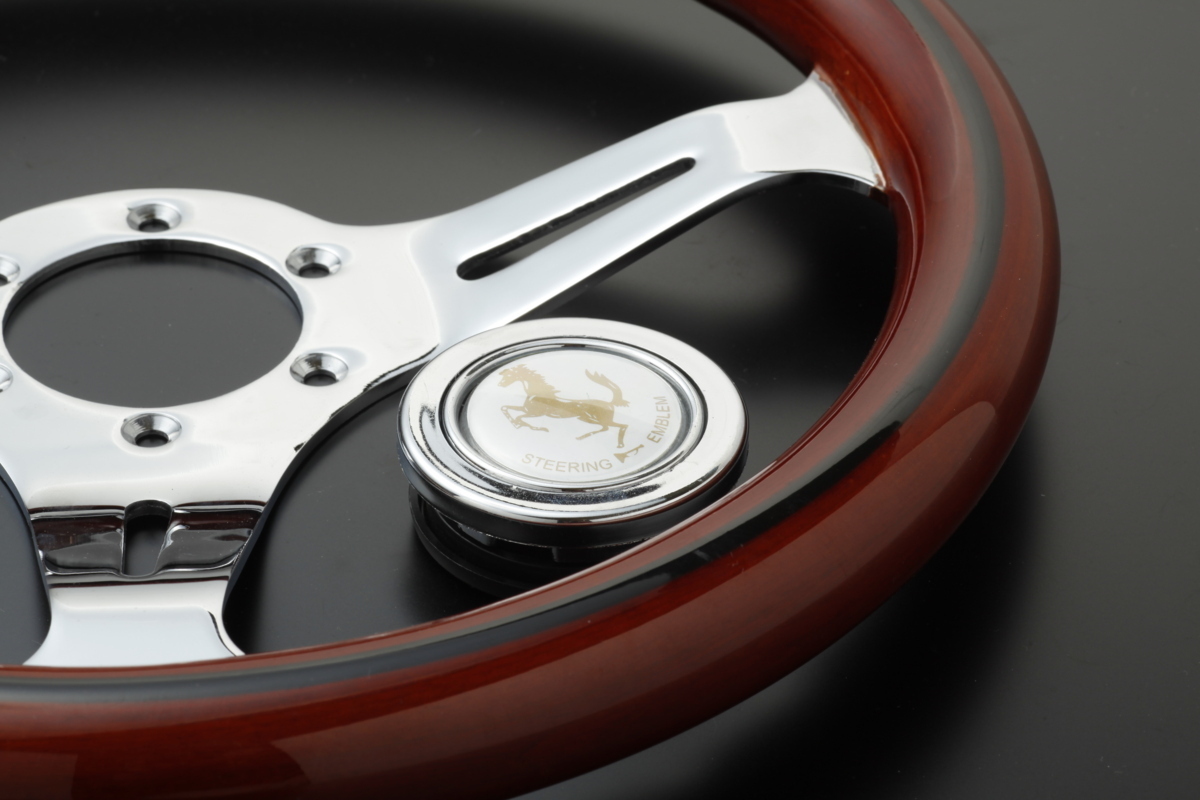 ナルディ クラシック タイプ 高級 ウッド ステアリング 33パイ 330mm 35パイ 350mm 33φ 35φ_画像3