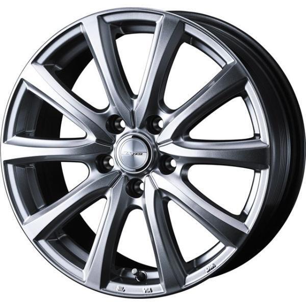 個人宅可 ジョーカー スマッシュ アルミホイール4本セット 17x6.0J 4H 100 40 メタリックシルバー/17インチ JOKER SMASH_画像1