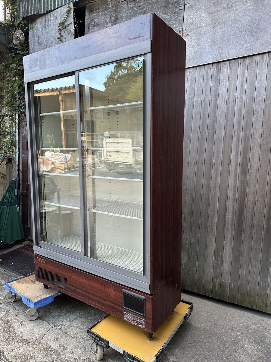★引き取り限定　ホシザキ リーチイン冷蔵ショーケース RSB-120BT-B 動作確認済み★bb713_画像2