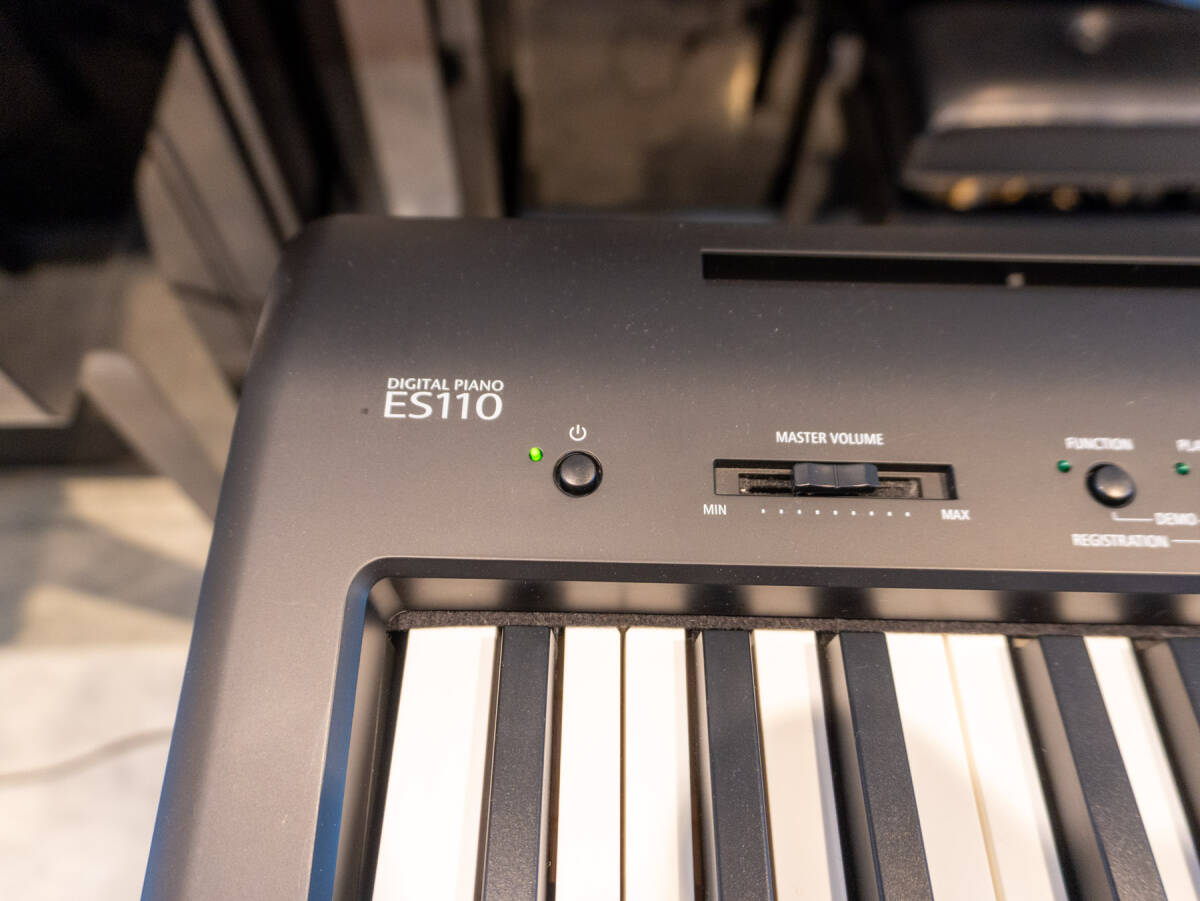 【岡山発】カワイ　中古電子ピアノ　ES110　本体・ペダル　2020年製　ブラック_画像2