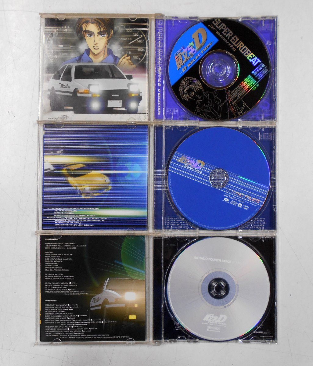 инициалы D CD 6 шт. комплект super euro beat pre zentsu2 3 / звук файл zVol.1/Fourth Stage initial D [tsu872]