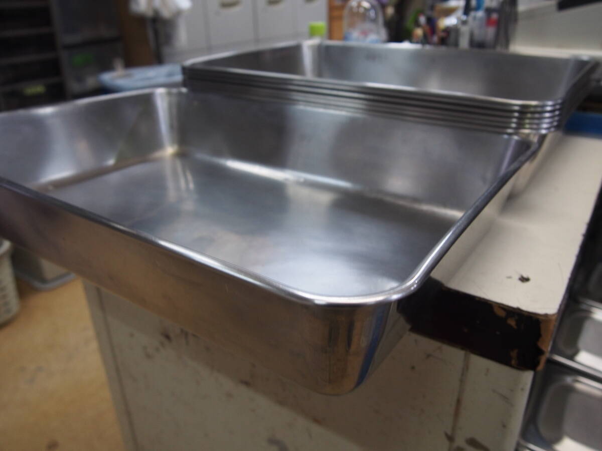 ●中古 ステンレス バット 6枚取 7点 まとめて 厨房 _画像2