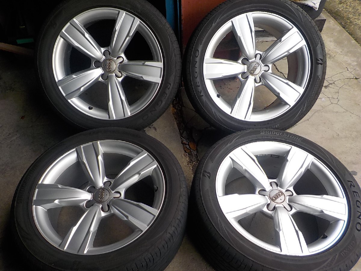 ■業者宛送料安　アウディ　A4　オールロードクワトロ　純正18インチタイヤ4本セット　8J　＋26　112/5　245/45-18　GR-XII■京都発_画像1