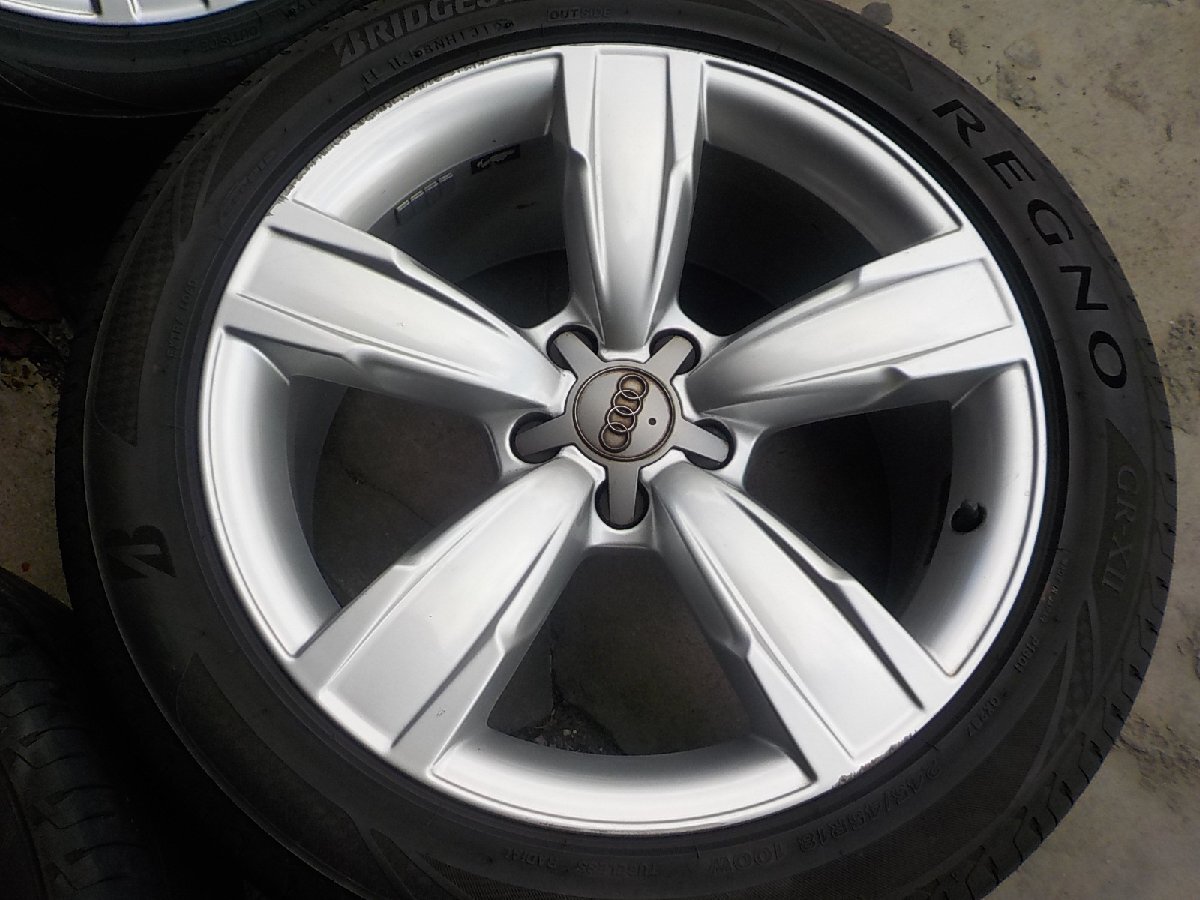 ■業者宛送料安　アウディ　A4　オールロードクワトロ　純正18インチタイヤ4本セット　8J　＋26　112/5　245/45-18　GR-XII■京都発_画像2