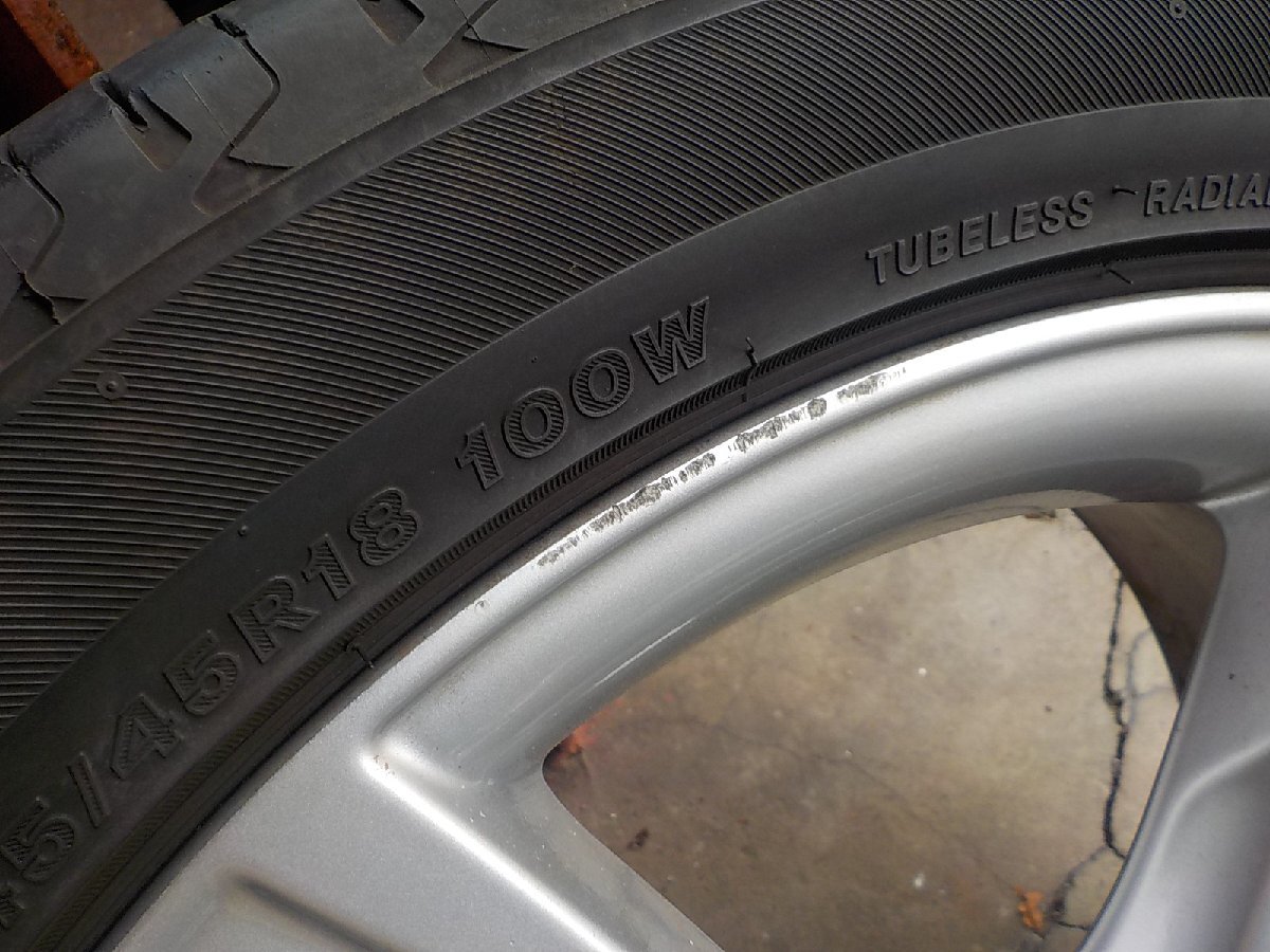 ■業者宛送料安　アウディ　A4　オールロードクワトロ　純正18インチタイヤ4本セット　8J　＋26　112/5　245/45-18　GR-XII■京都発_画像9