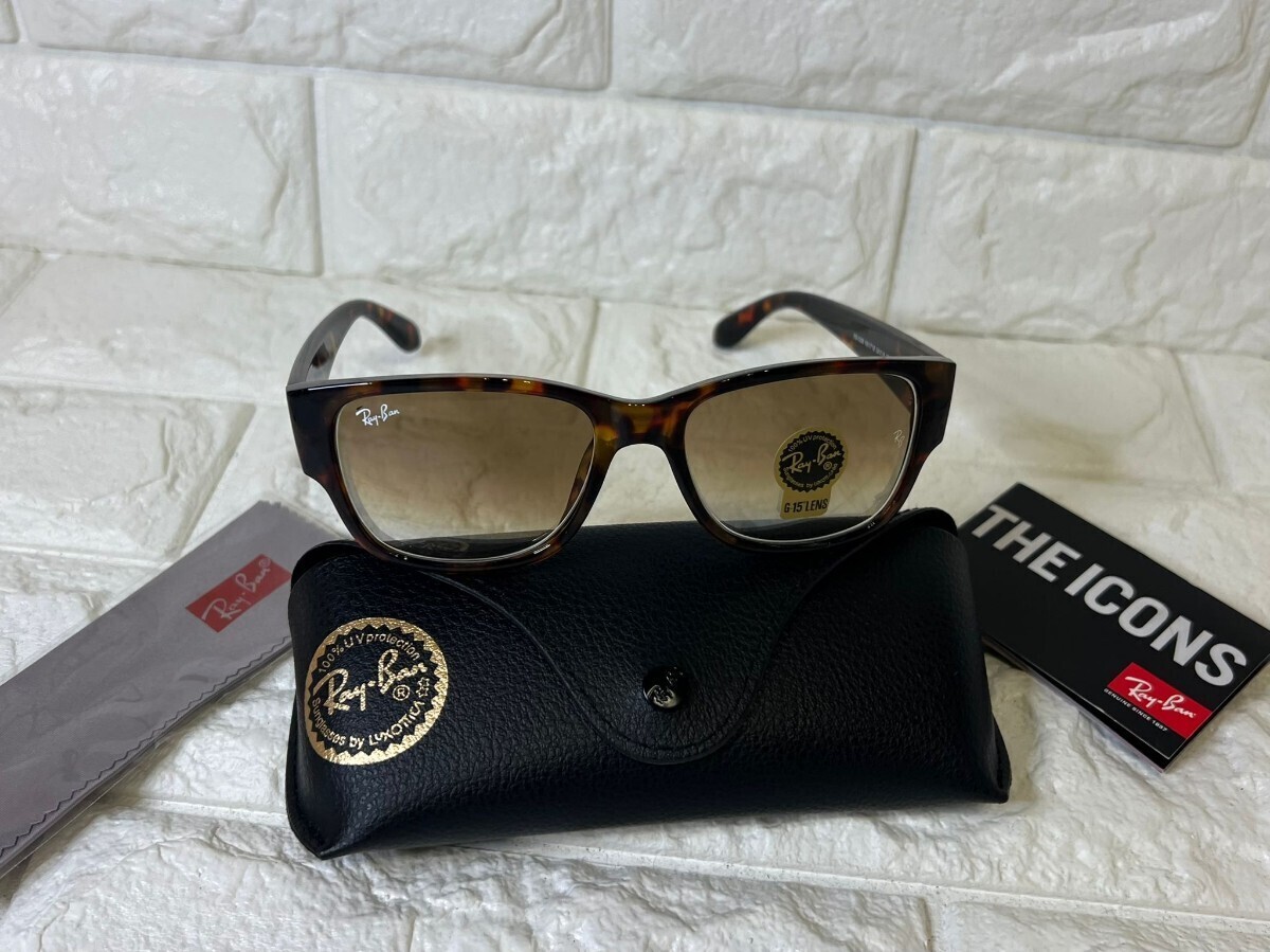 レイバン　Ray-Ban サングラス　グラデーションレンズ　べっ甲フレーム_画像1
