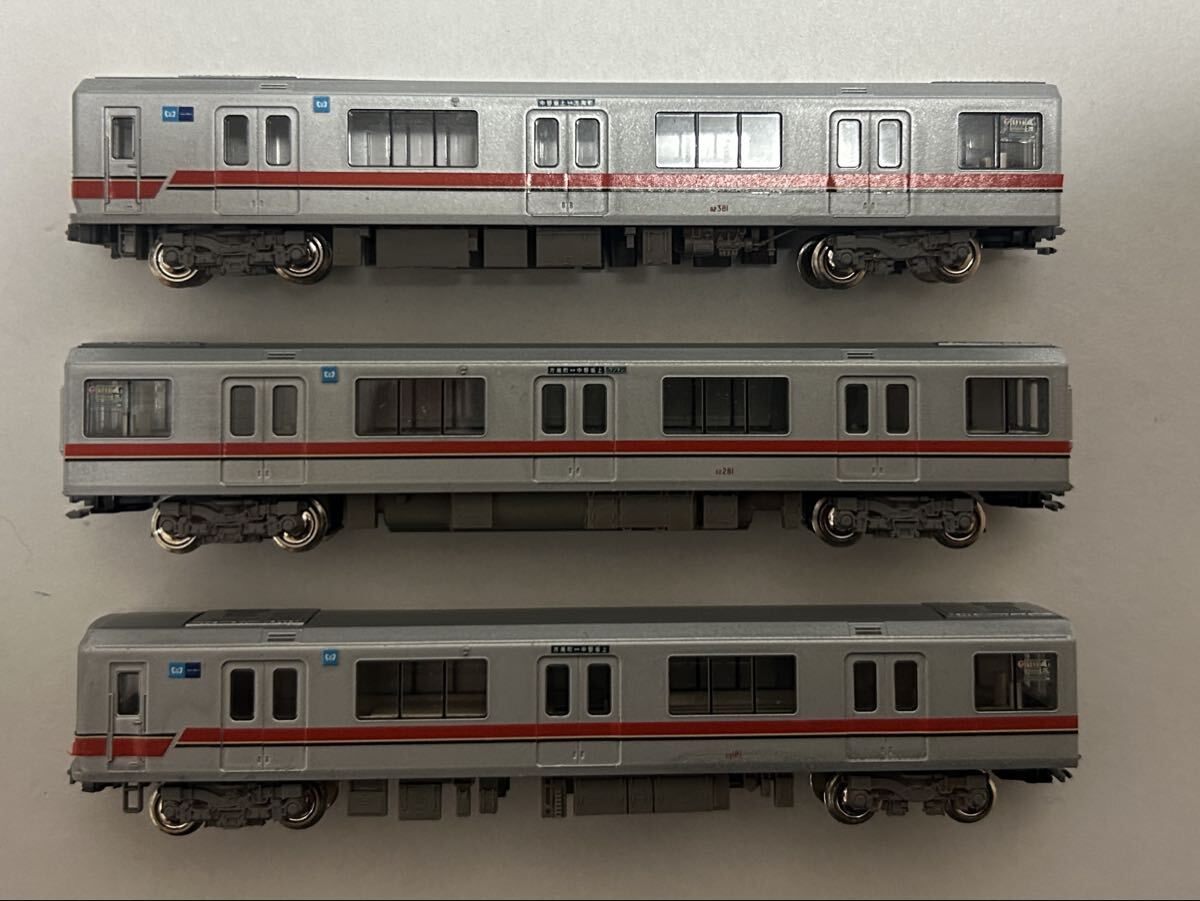 KATO Nゲージ改造品 東京メトロ02系80番台 3両セット 方南町支線_画像3