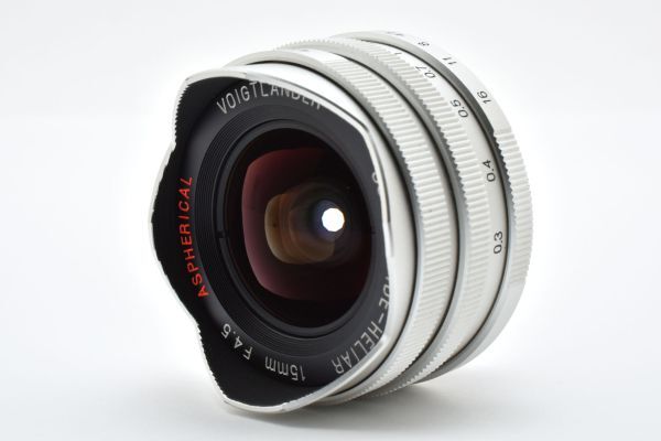 ★良品?外観美品★ Voigtlander フォクトレンダー SUPER WIDE-HELIAR 15mm F4.5 Aspherical Lマウント / 15mm ファインダー #04206a
