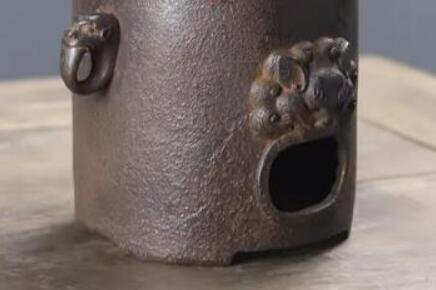 металлический контейнер . голова . чай плита уголь плита спиртовая плита настольный температура sake плита retro чай . украшение