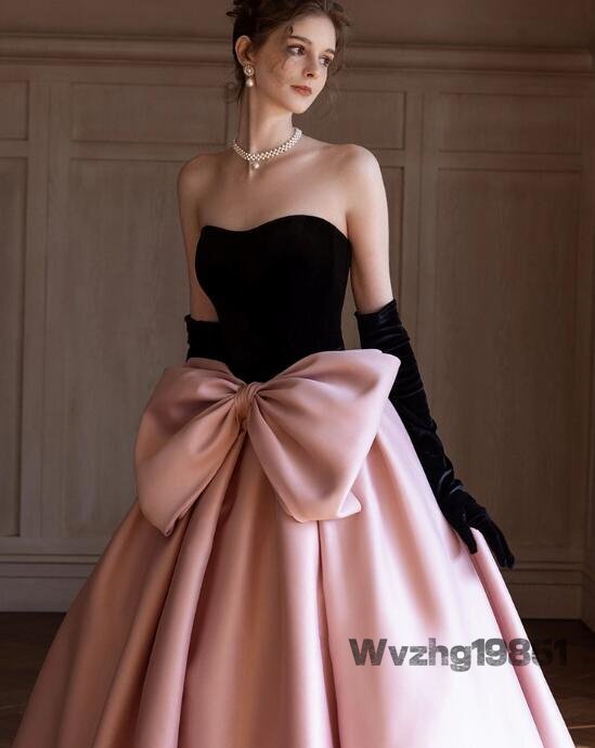 人気美品★上品成人式イブニングドレス新型学生声楽芸考宴会司会者出演服_画像1