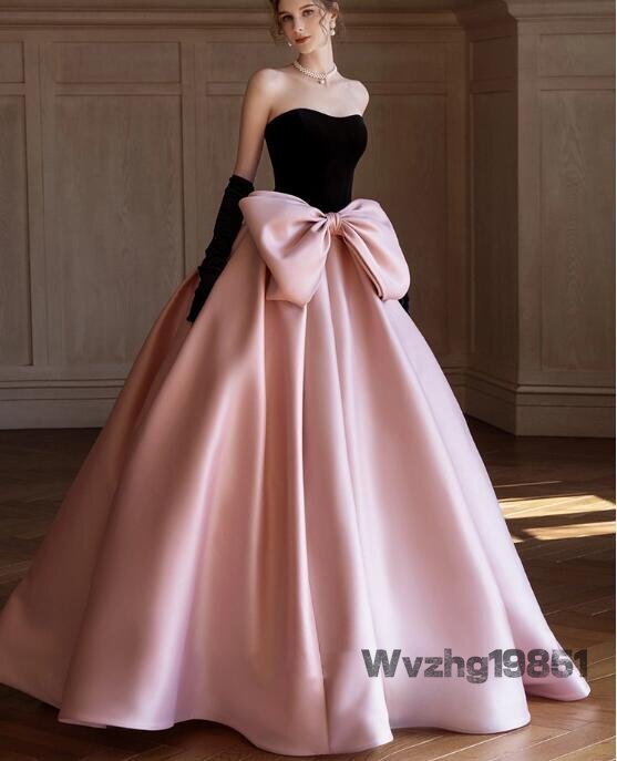 人気美品★上品成人式イブニングドレス新型学生声楽芸考宴会司会者出演服_画像2