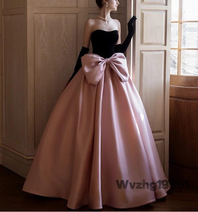 人気美品★上品成人式イブニングドレス新型学生声楽芸考宴会司会者出演服_画像5