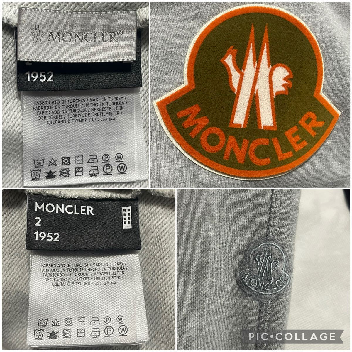 美品★【MONCLER】国内正規モンクレール ジーニアス 長袖スウェットM 高級デラックスクリーニング済♪_画像7