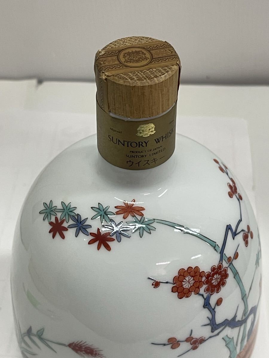 【古酒】未開栓 SUNTORY サントリー AGEING 15 ウイスキー エイジング 15年 有田焼ボトル 岩尾對山窯 20_画像5