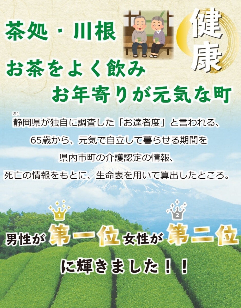 送料無料 川根茶 100g×1袋  お茶 緑茶 煎茶 茶 茶葉 お茶葉 静岡 川根 国産 中蒸し 中むし 健康 健康茶 ya_画像4