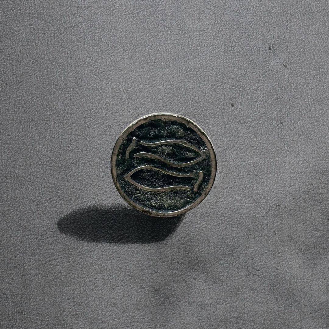 vinatge ring 00s archive 魚 シルバー リング 希少_画像1