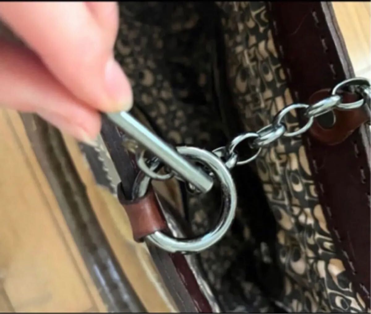 ジャマンピュエッシュ パッチワークトートレザーバッグ ハラコ型押しマルチカラー ファッションレディース服おしゃれコスメメイク女性ハン_画像5