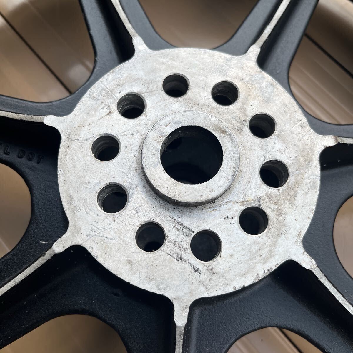 希少　モーリス　キャストホイール 油圧ドラム用　１６ リア　パン　ショベル　アーリー　ハーレー　chopper AMF morris _画像2