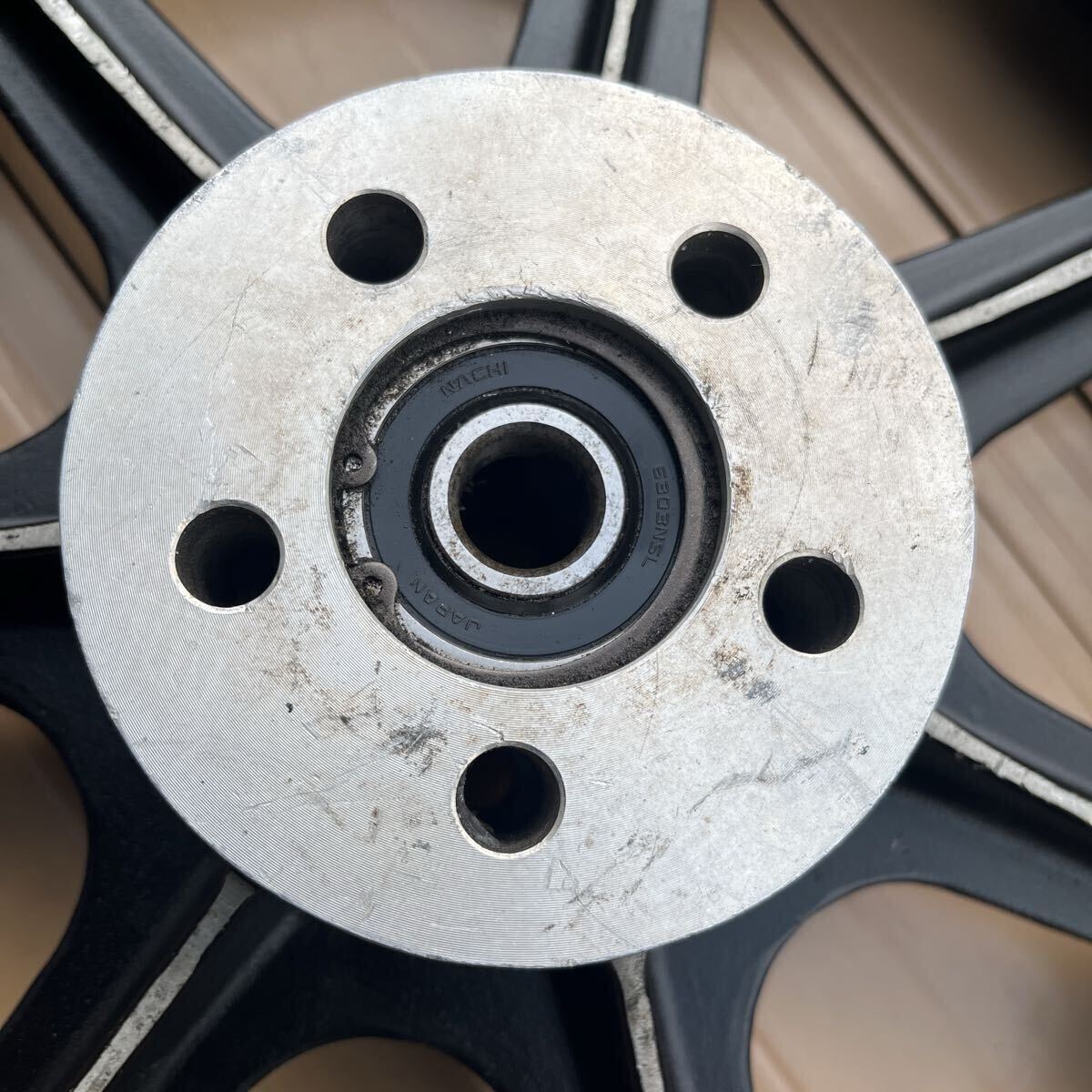 希少　モーリス　キャストホイール 油圧ドラム用　１６ リア　パン　ショベル　アーリー　ハーレー　chopper AMF morris _画像6