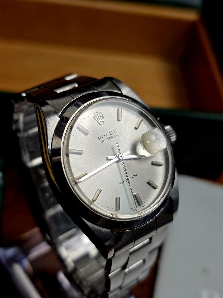 [TY183]ROLEX PRECISION 6694 Rolex Precision Vintage античный автоматический ручной завод мужские наручные часы { прекрасный товар работа товар }