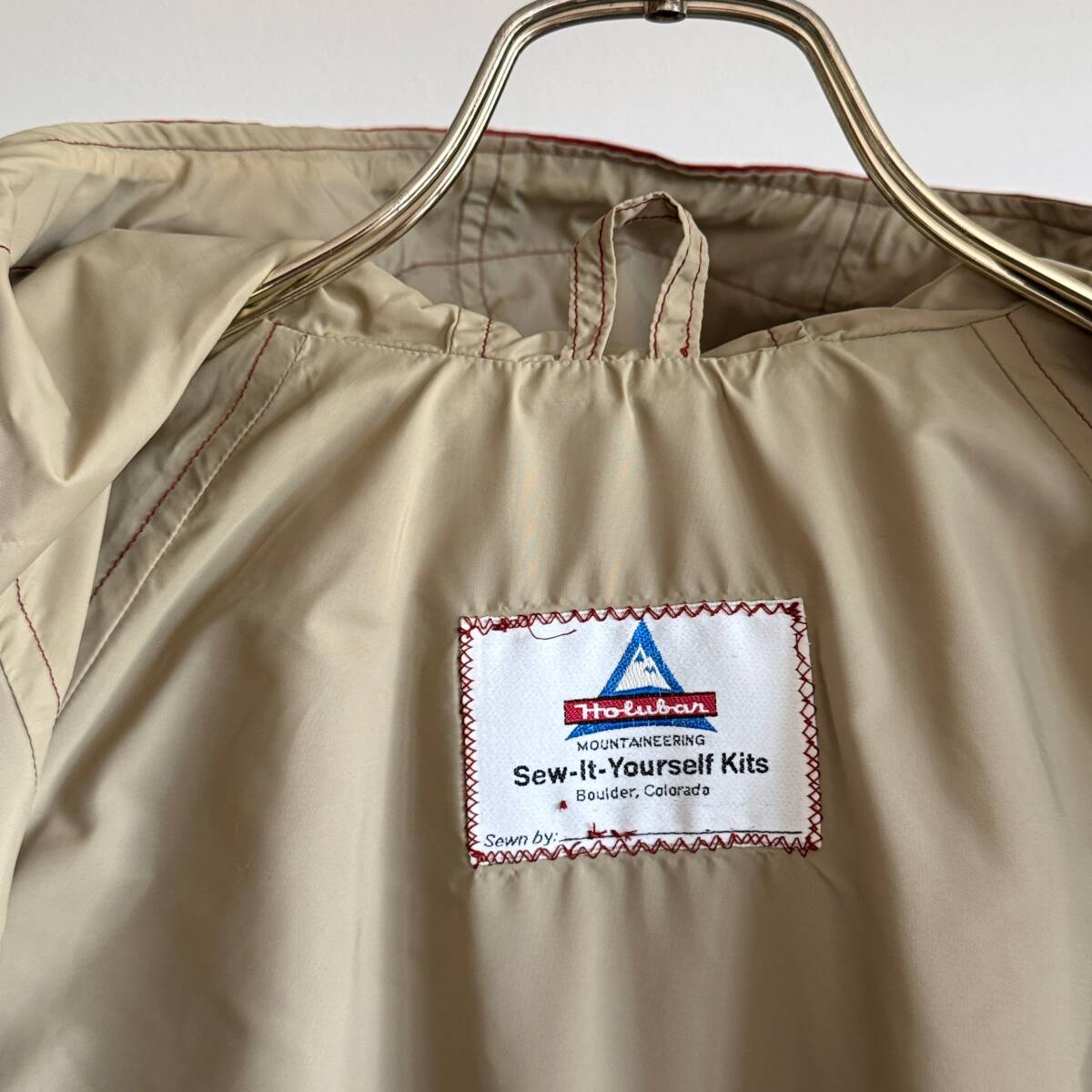 希少《 Dead Stock / HOLUBAR 》70s 80s デッド【 ホルバー ビンテージ 朱色 マウンテンパーカ 】_画像7