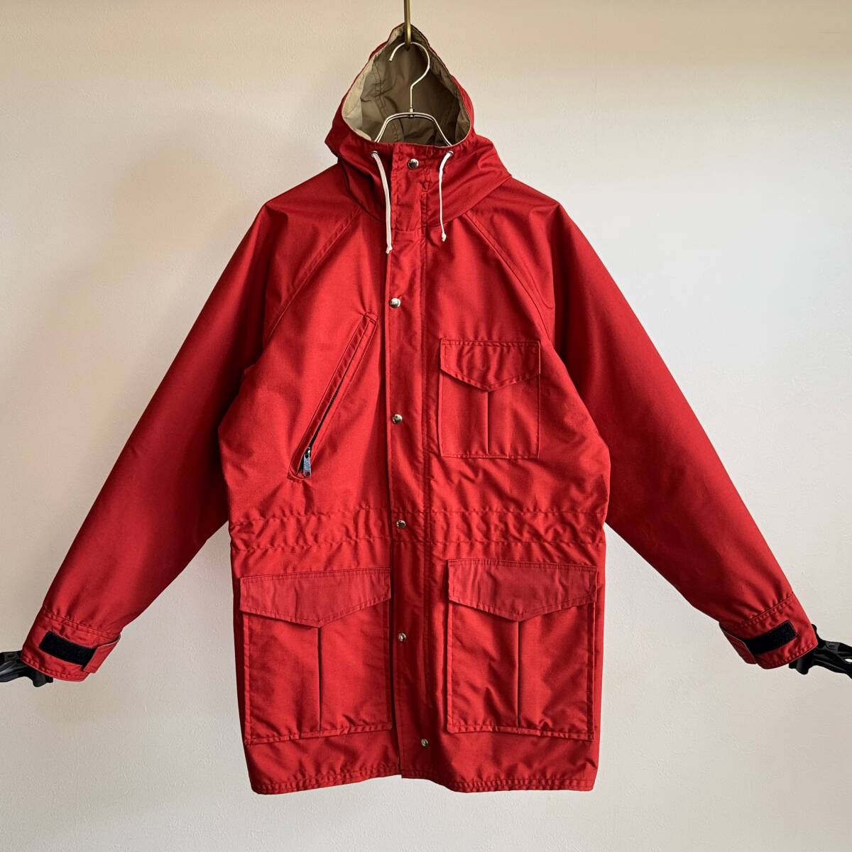 希少《 Dead Stock / HOLUBAR 》70s 80s デッド【 ホルバー ビンテージ 朱色 マウンテンパーカ 】_画像10