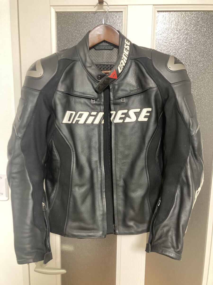 DAINESE ダイネーゼ レーシングレザージャケット 46サイズ　Mサイズ DAINESE 46 ダイネーゼ LEATHER レザージャケット JACKET RACING Mサイズ