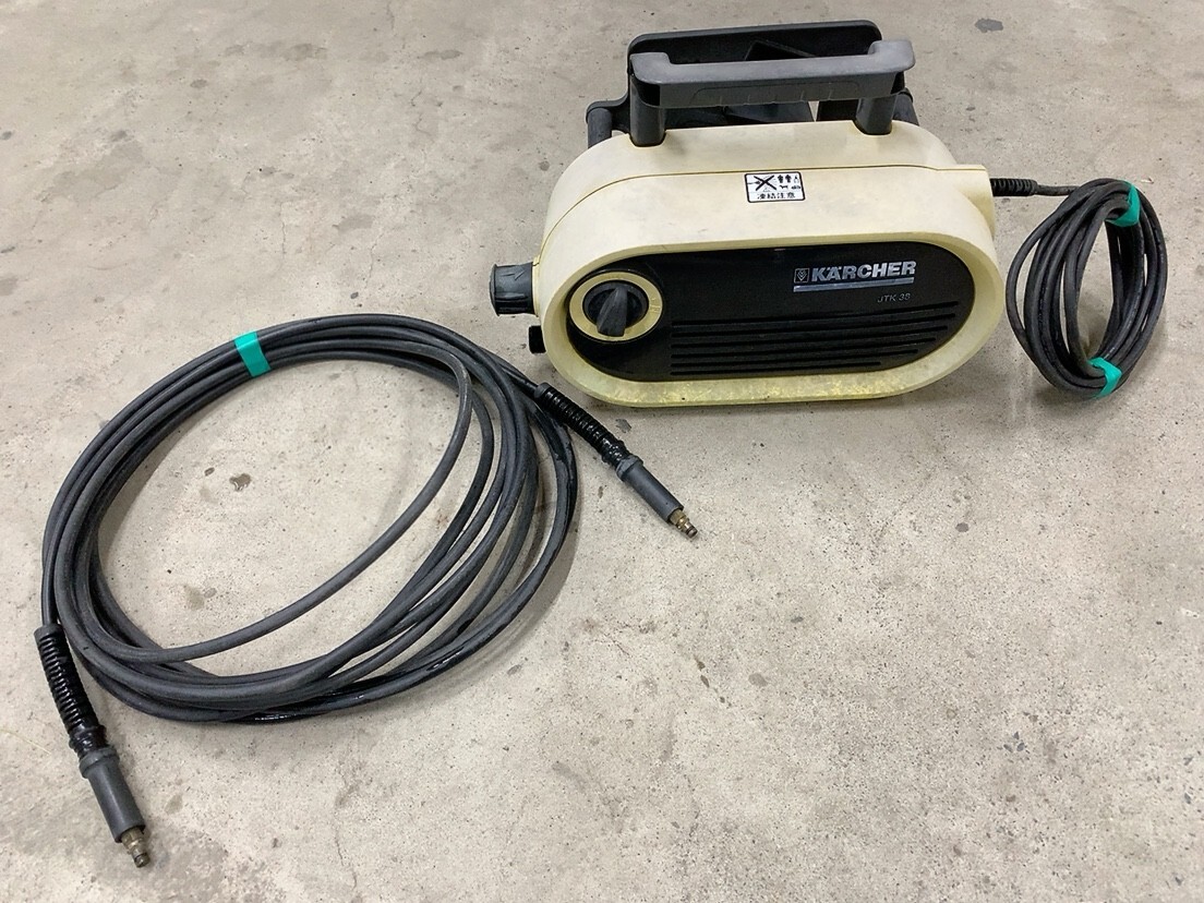  есть перевод электризация OK KARCHER Karcher мойка высокого давления JTK38 100V для бытового использования * корпус * высокого давления шланг только уборка большой уборка водяное давление самовывоз приветствуется Ibaraki 1003.4 O 120