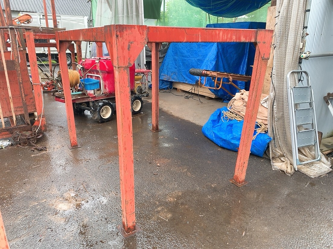 在庫3 中古 パレットラック 外寸約幅2000×奥行1400×高さ1500mm パレット棚 重量棚 ※耐荷重不明 倉庫 物流 収納 茨城県 0610や1 資 自の画像1