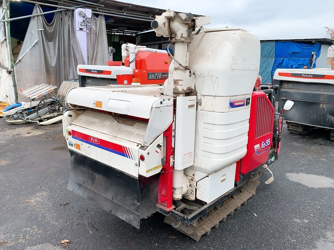 中古 YANMAR ヤンマー コンバイン Ee-55G 2條刈り 294時(shí)間 稲刈機(jī) 稲刈り機(jī) 農(nóng)機(jī)具 農(nóng)業(yè)機(jī)械 農(nóng)家 引取歓迎 茨城県常陸大宮 1015や5 駐 自
