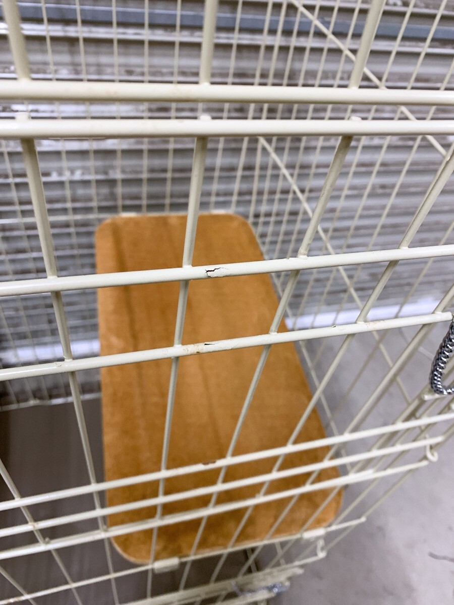 中古 猫用トイレ付ゲージ マルカン キャットフレンドルーム CT-200 W885×D630×H1170mm ペット ねこ ネコ 小動物 室内 保護 1022こ1 M 200_画像4