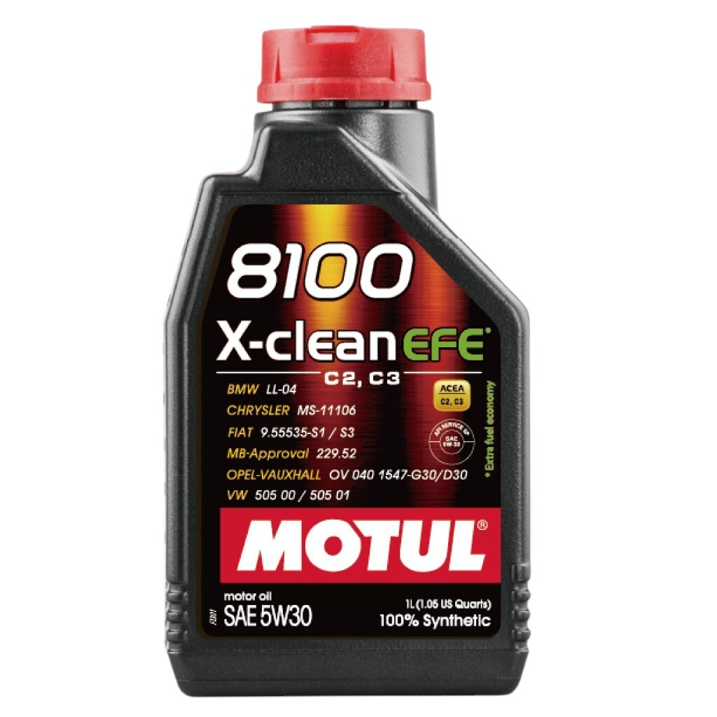 113228 MOTUL (モチュール) 8100 X-CLEAN EFE エックスクリーン 5W30 1L 100%化学合成 エンジンオイル_画像1