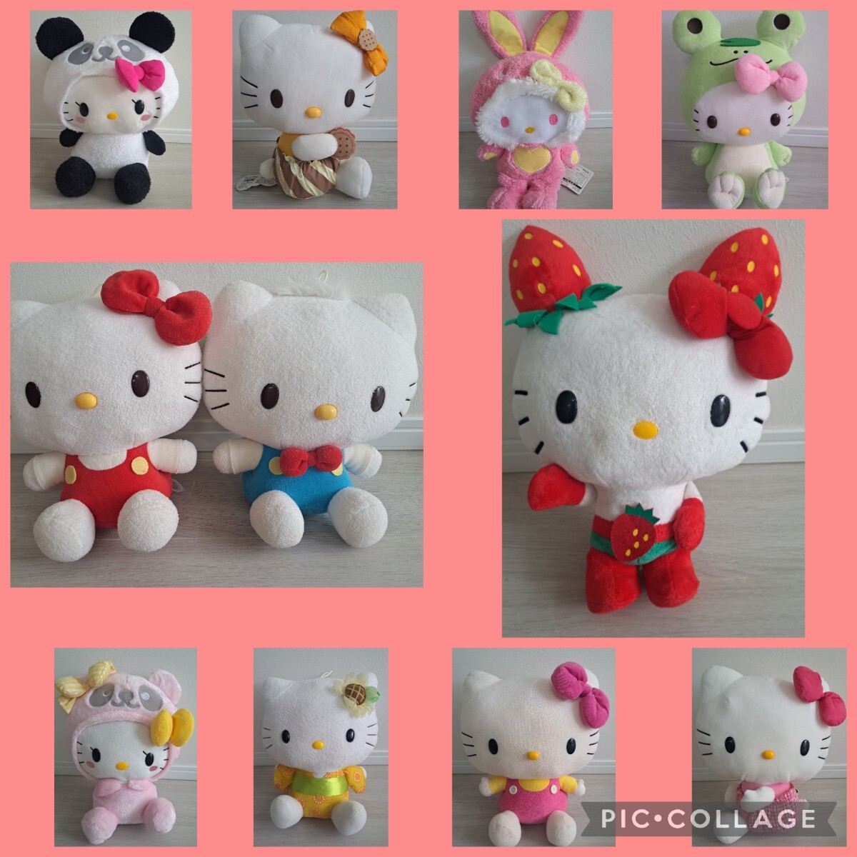 ハローキティ ぬいぐるみ セット_画像1