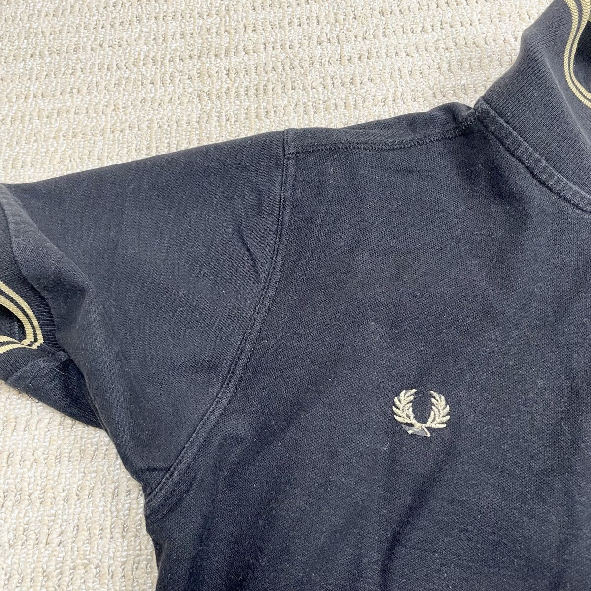  хит Union обратная сторона таблица обратный Fred Perry рубашка-поло с коротким рукавом чёрный 