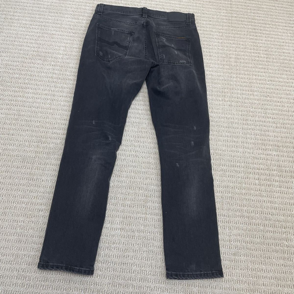 美品ヌーディージーンズ Lean Dean Stitch and Paint