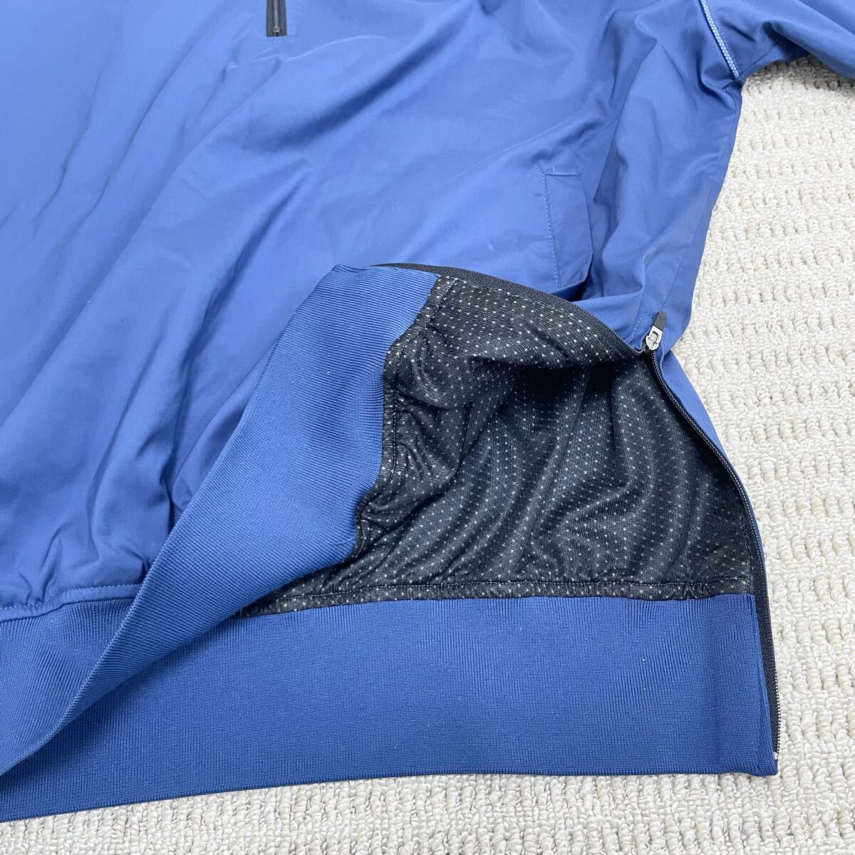 DAKS GOLF 半袖 ハーフジップ ポリエステルシャツ_画像3