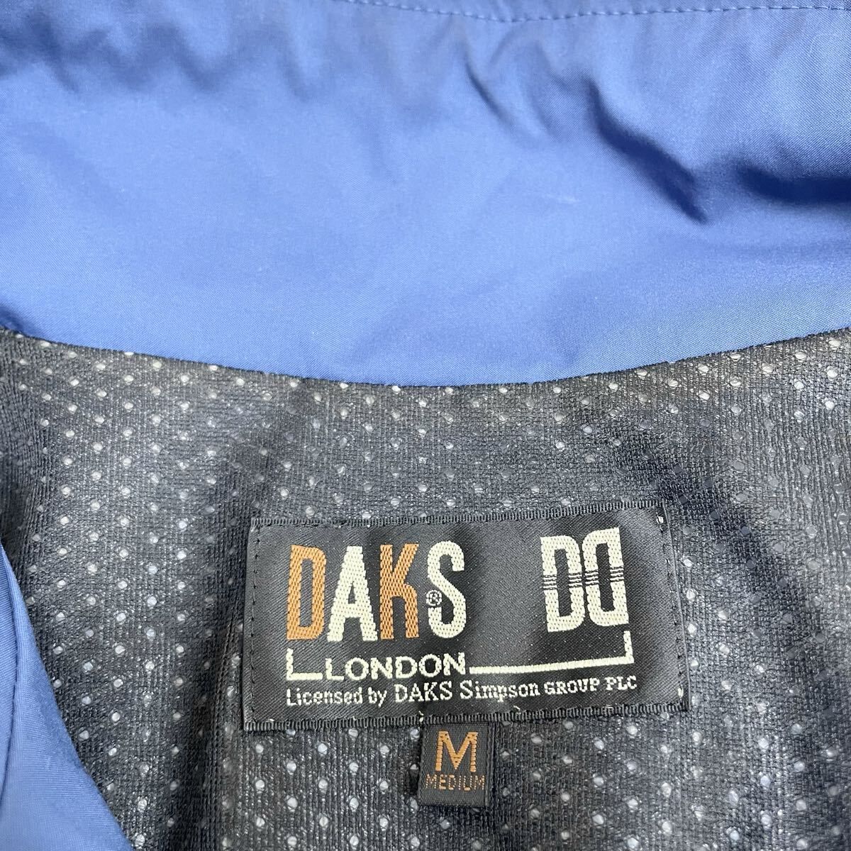 DAKS GOLF 半袖 ハーフジップ ポリエステルシャツ_画像5