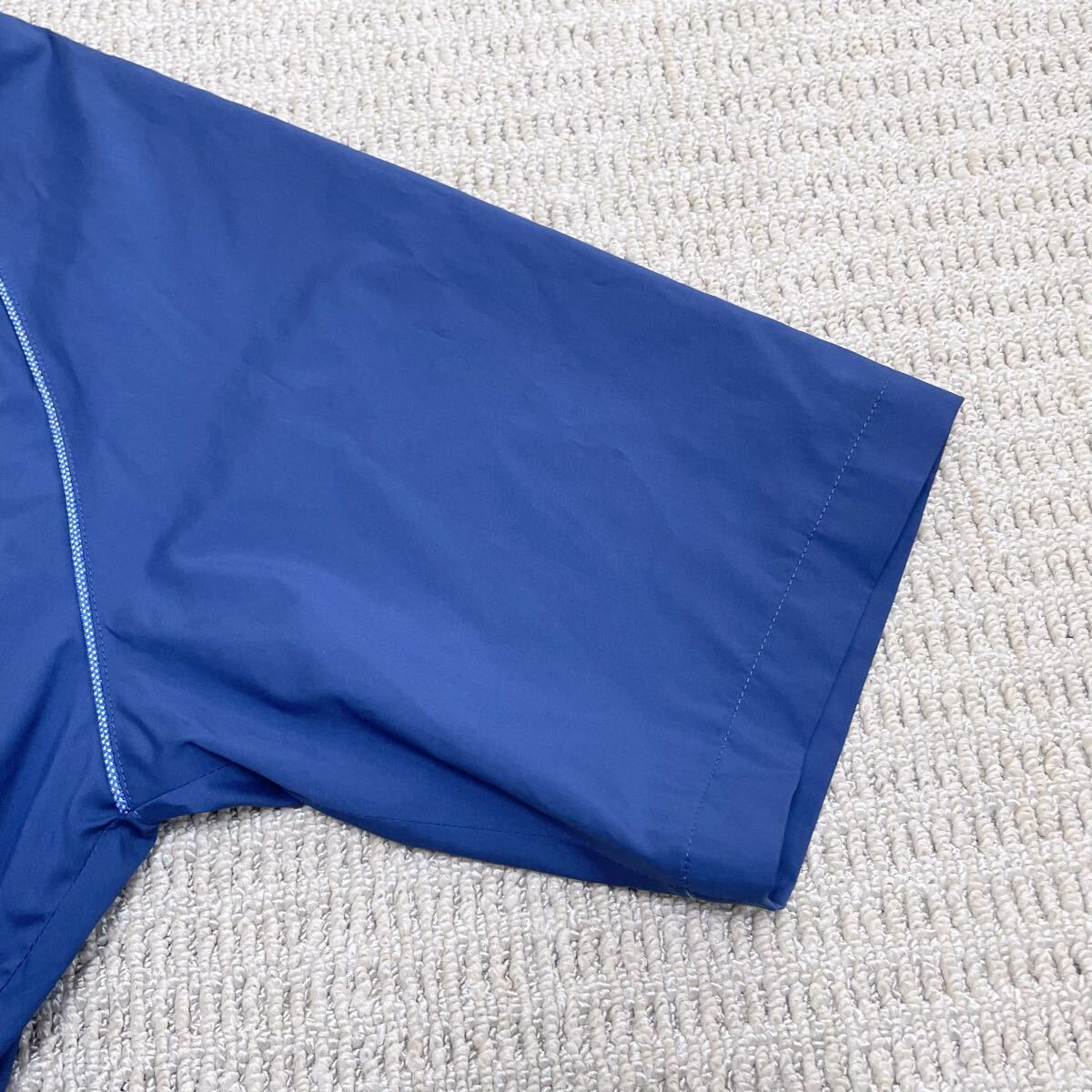 DAKS GOLF 半袖 ハーフジップ ポリエステルシャツ_画像7