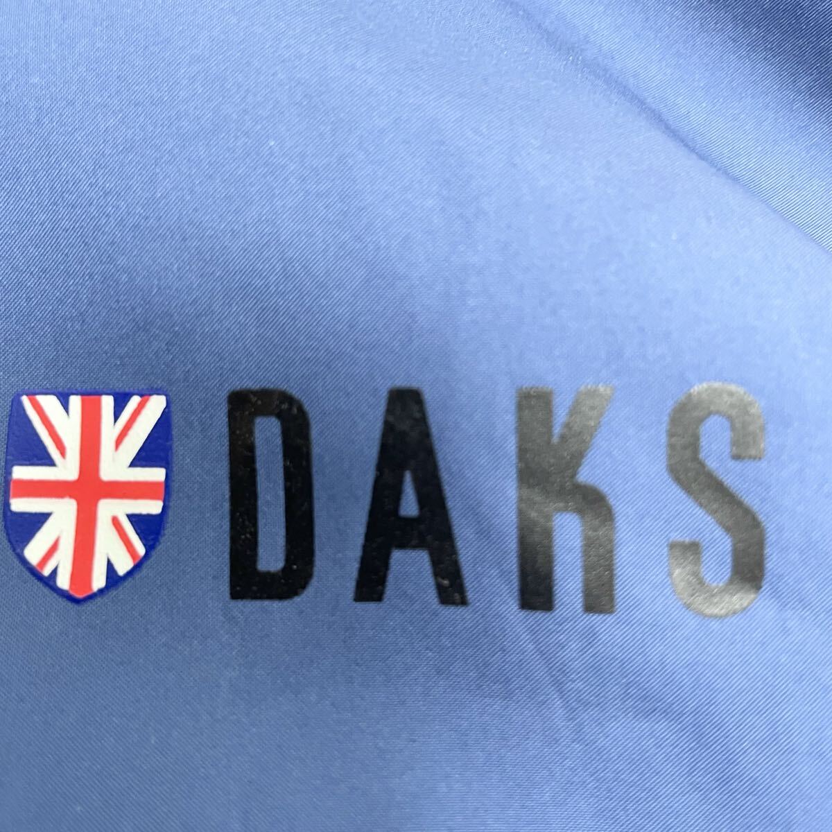 DAKS GOLF 半袖 ハーフジップ ポリエステルシャツ_画像9