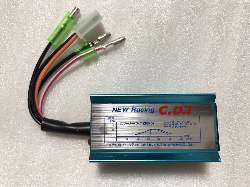 社外CDI ヤマハ原付 4本線/5本線用 汎用 配線図つき カプラー落札者様で加工 ミニトレGT50等/ポッケ/フォーゲル/JOG/YSR80等 送料無料_画像1