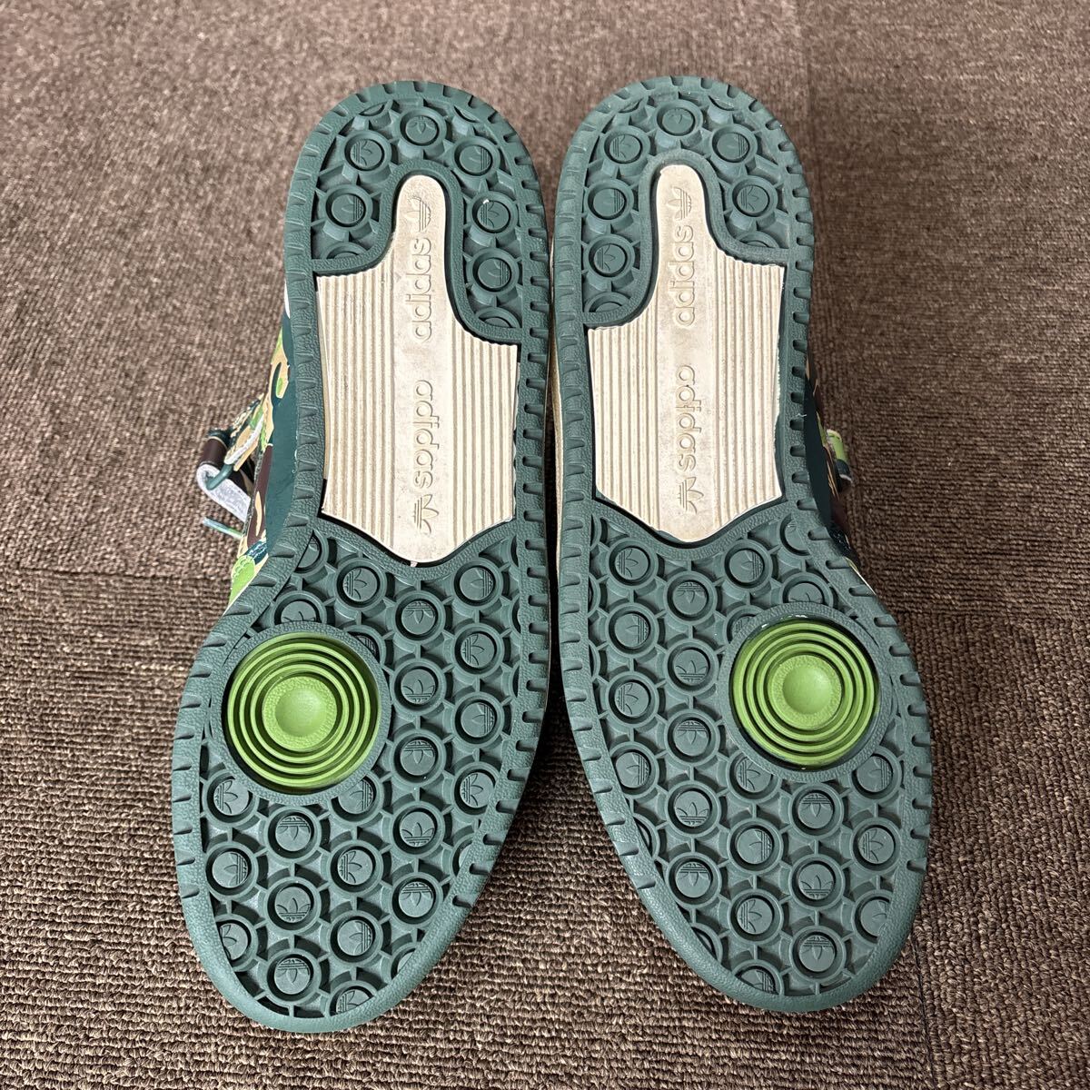 アベイシングエイプ A BATHING APEアディダス adidas・ Forum 84 BAPE Low・中古_画像4